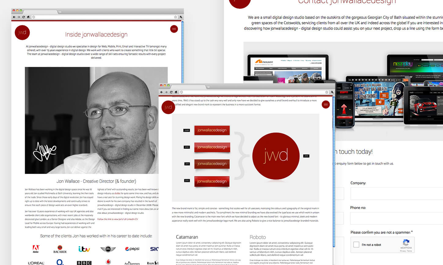 New jonwallacedesign website