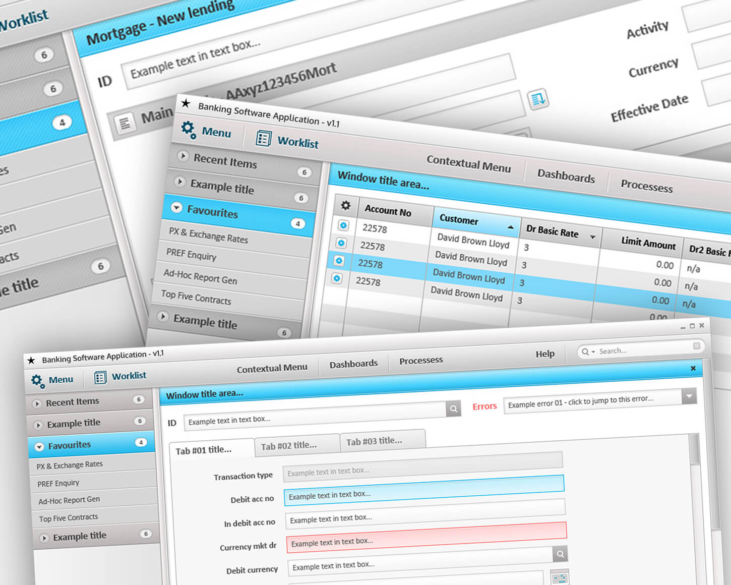 Banking software app