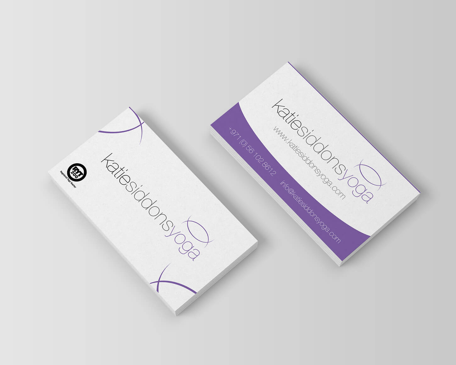 Katie Siddons Yoga branding