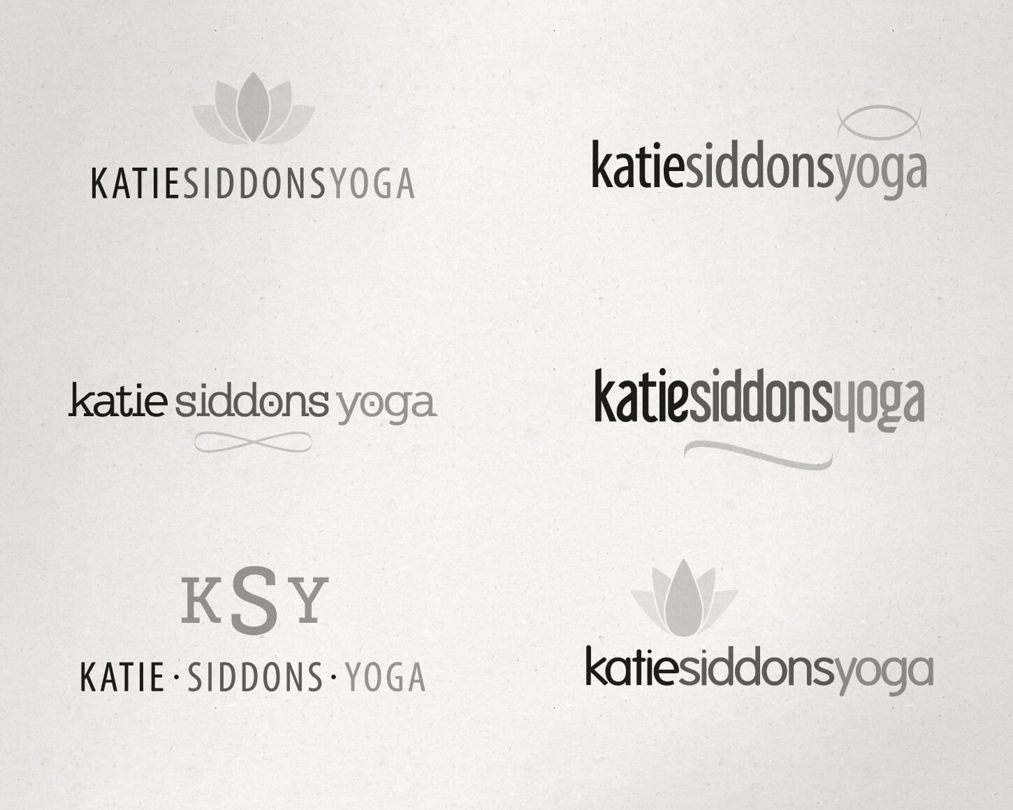 Katie Siddons Yoga branding