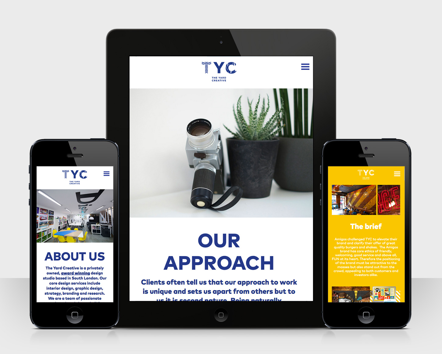 The Yard Creative website