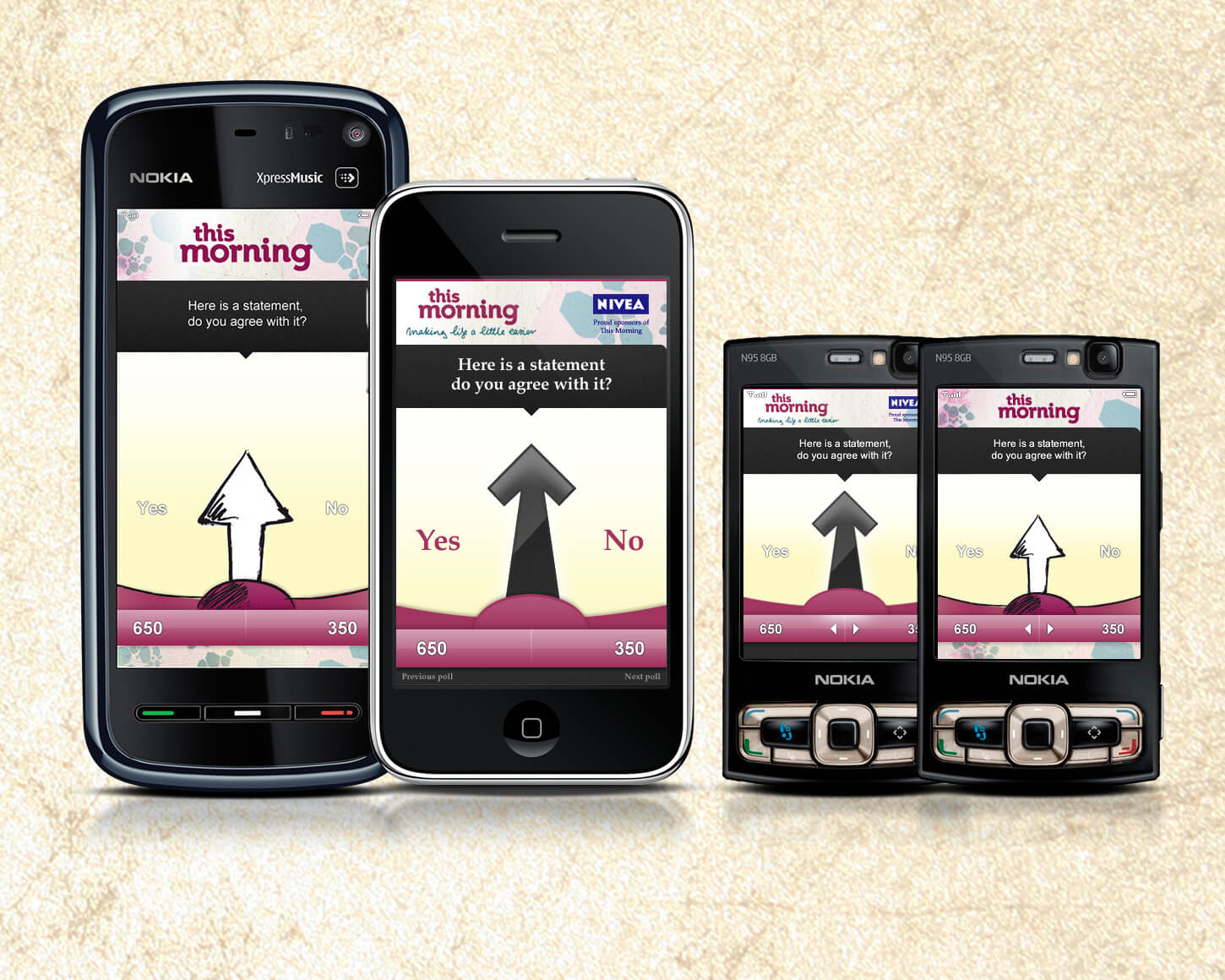 This Morning voting app