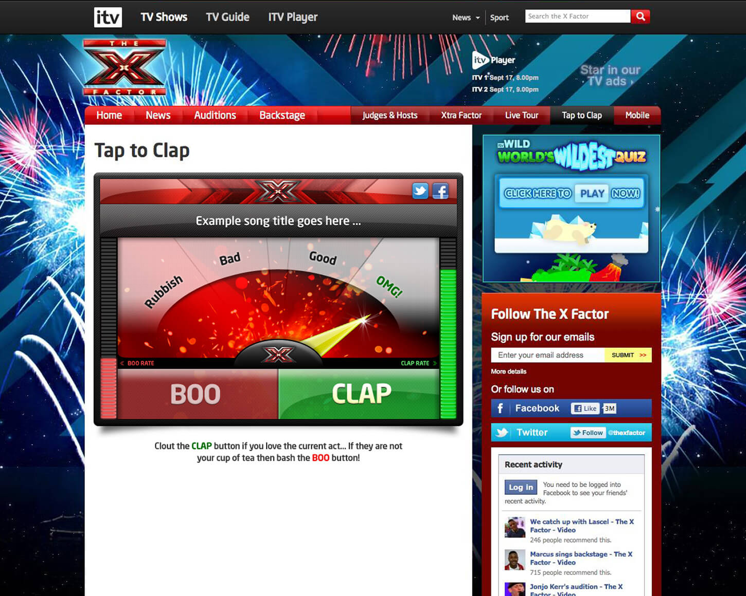 X-Factor Tap to Clap